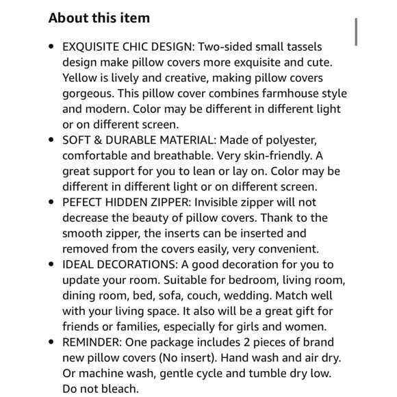 Luxury Home | Boho Rustic Mustard Frayed Edge Striped Jaquard Pillow Covers - Picture 6 of 6